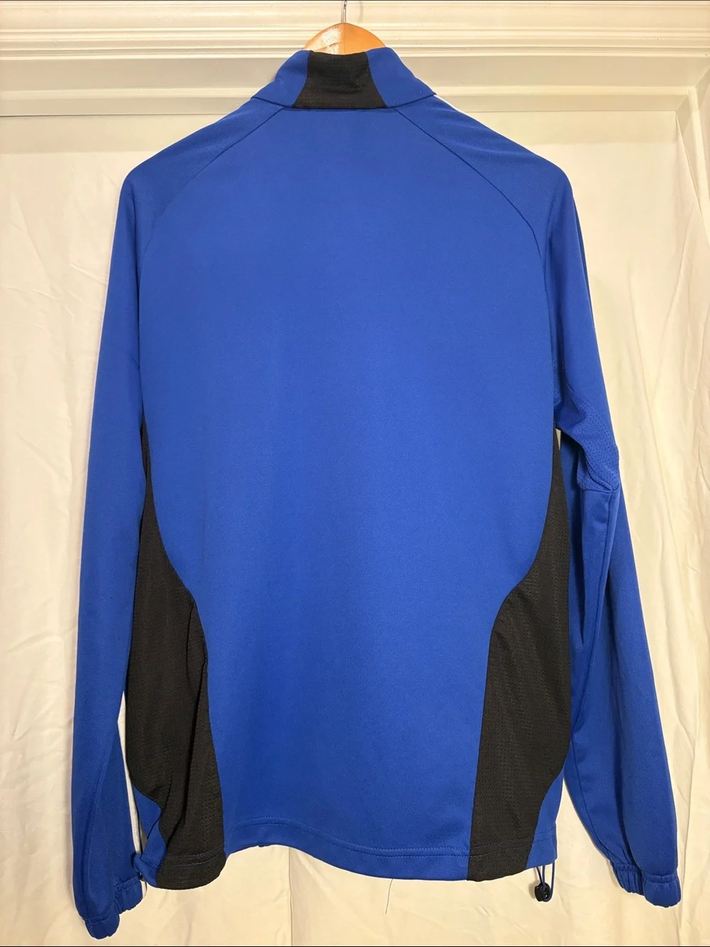 adidas Royal Blue and Black Men’s Track Bomber Jacket